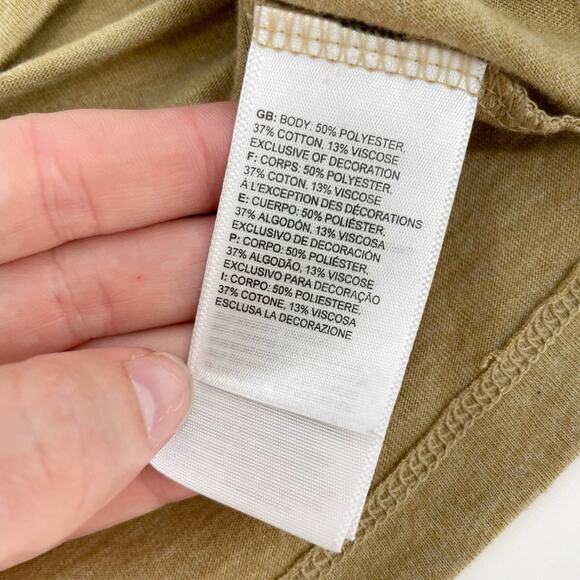 The North Face Men’s Tee Half Dome Logo Short Sleeve T-Shirt Medium Olive Gray - Picture 4 of 5